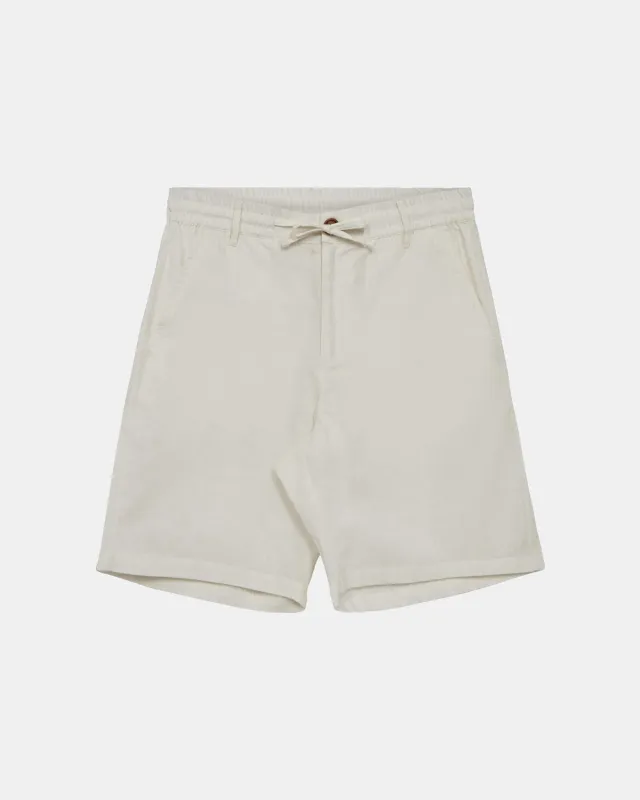 AKLT JAMES COT/LINEN ELA SHORTS - Tofu sold by anerkjendt