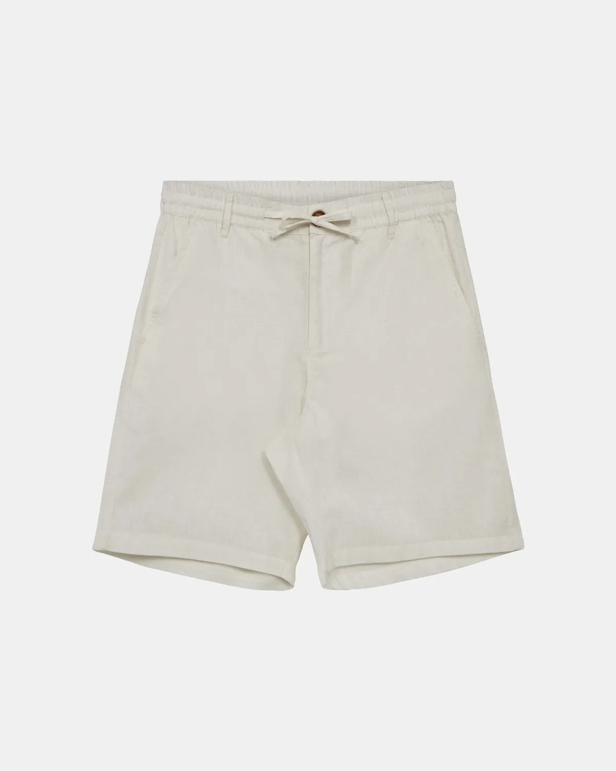 AKLT JAMES COT/LINEN ELA SHORTS - Tofu sold by anerkjendt