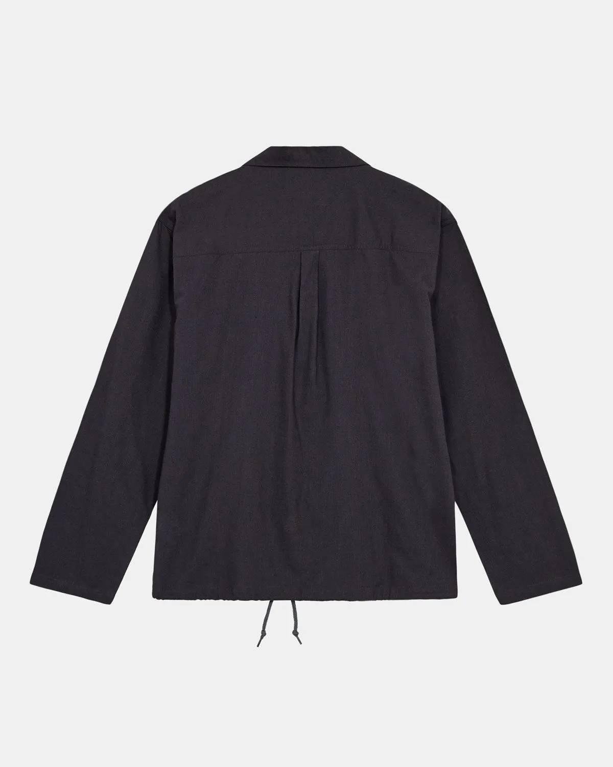 AKOTTO COT/LINEN OVERSHIRT - Dark Grey sold by anerkjendt product image thumbnail 3