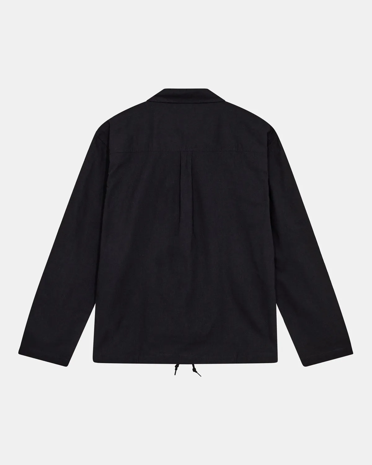 AKOTTO COT/LINEN OVERSHIRT - Caviar sold by anerkjendt product image thumbnail 3