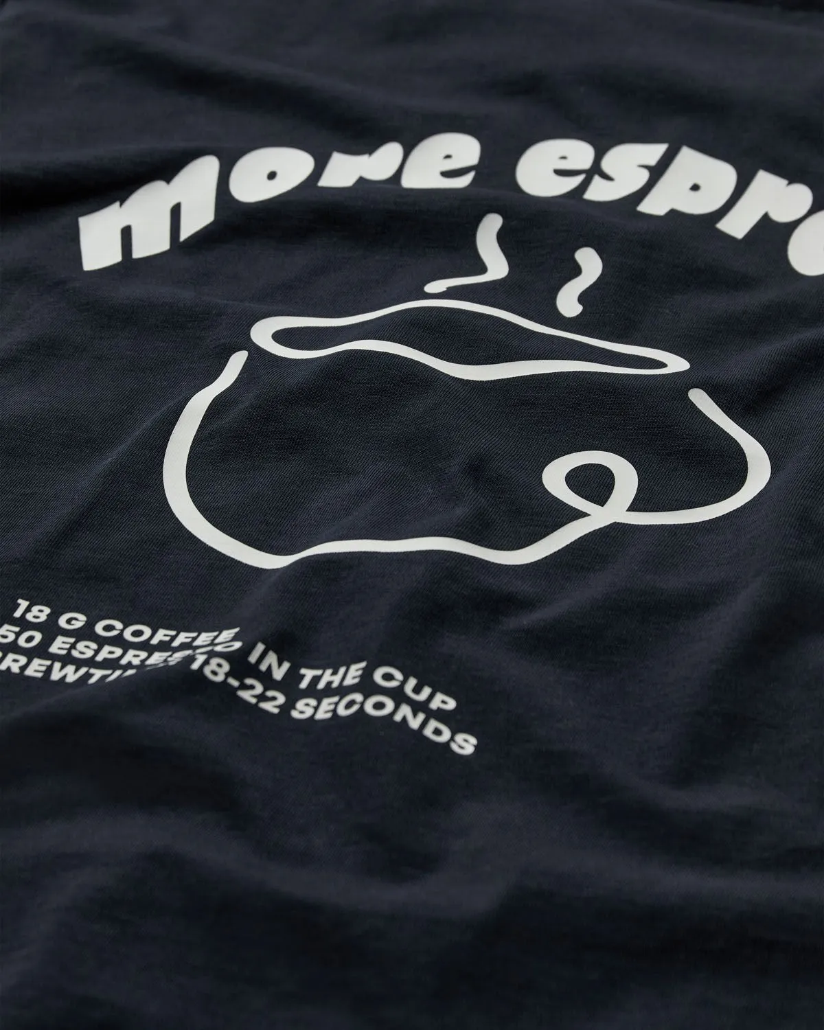 AKVILLADS ESPRESSO PRINT S/S TEE - Sky Captain sold by anerkjendt product image thumbnail 4