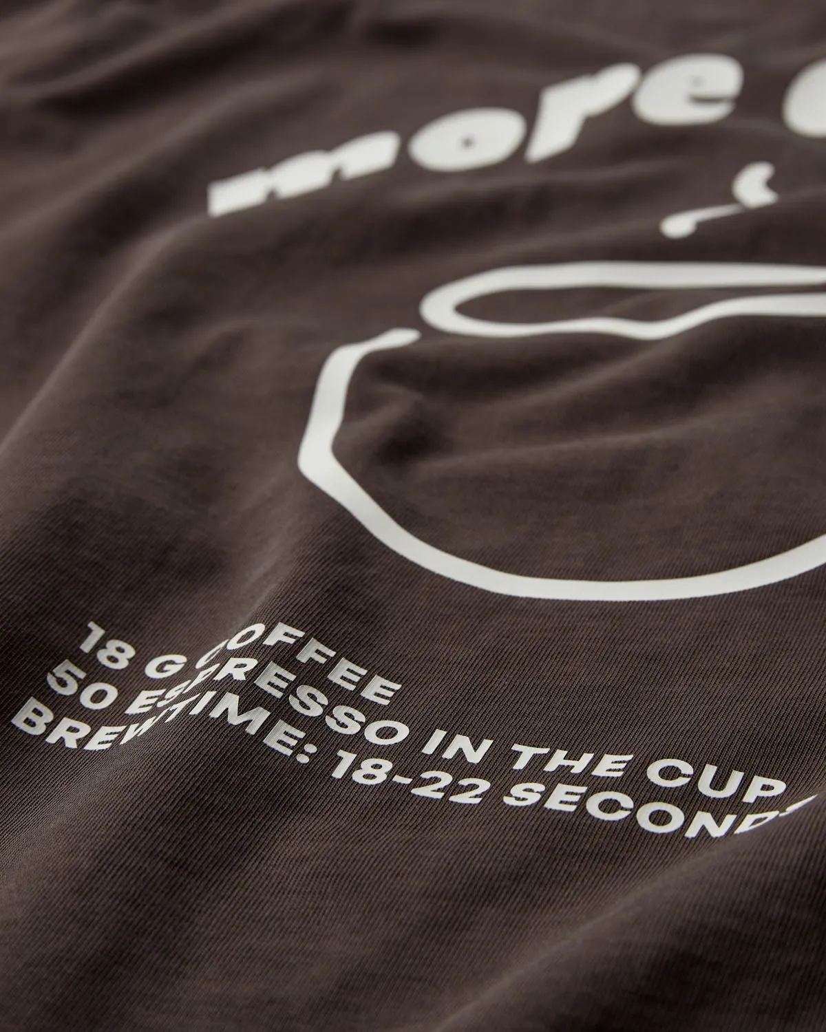 AKVILLADS ESPRESSO PRINT S/S TEE - Mulch sold by anerkjendt product image thumbnail 4