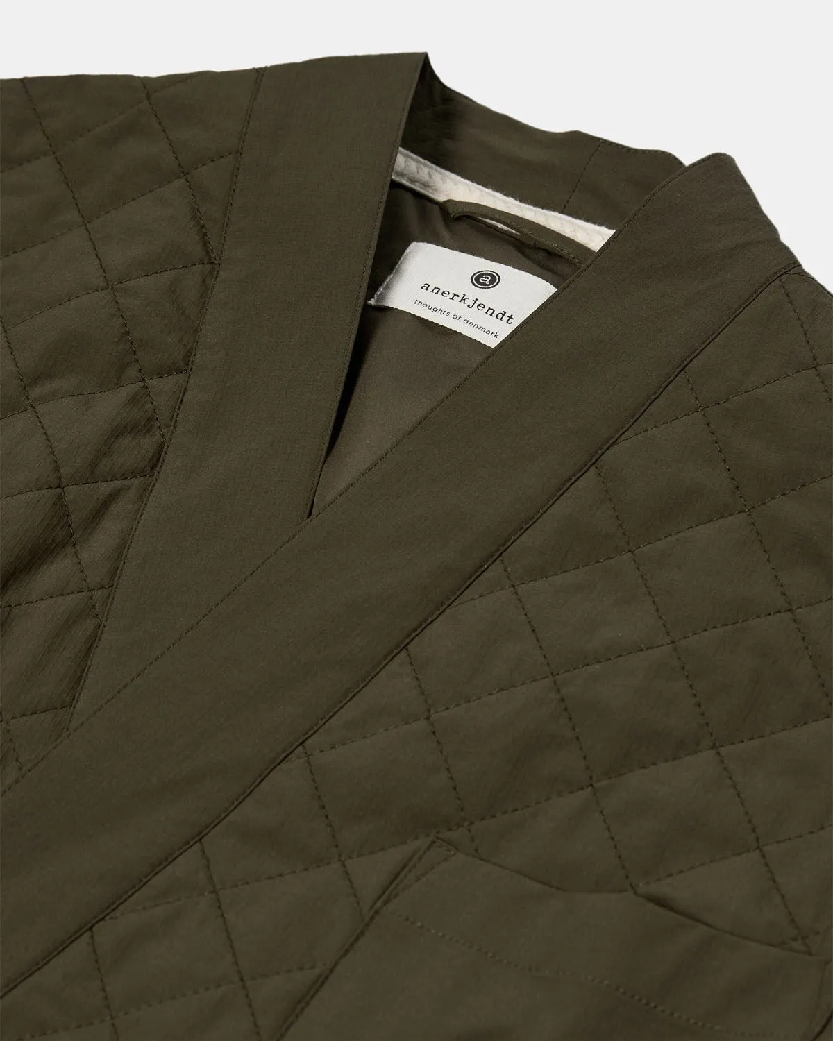 AKJESPER QUILT KIMONO - Forest night sold by anerkjendt product image thumbnail 3