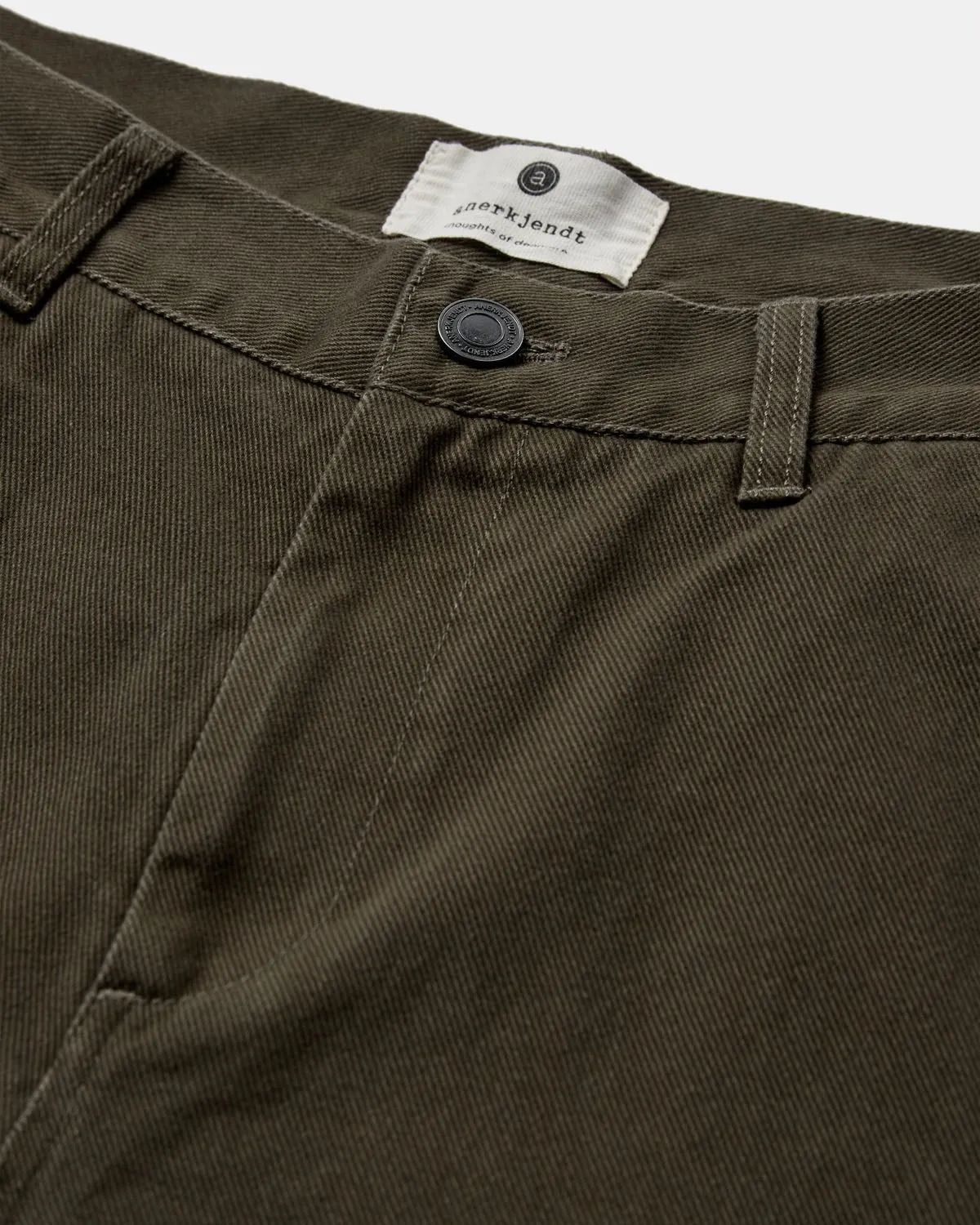 AKJAN TWILL PANTS - Forest night sold by anerkjendt product image thumbnail 3