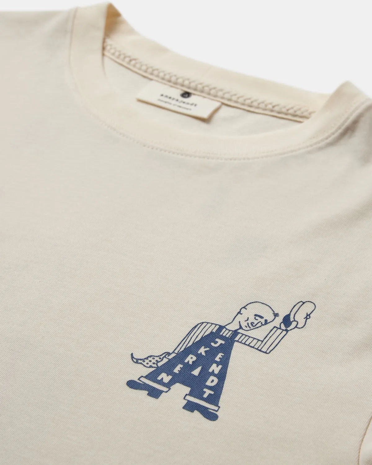 AKVILLADS UNDYED S/S TEE - Tofu sold by anerkjendt product image thumbnail 4