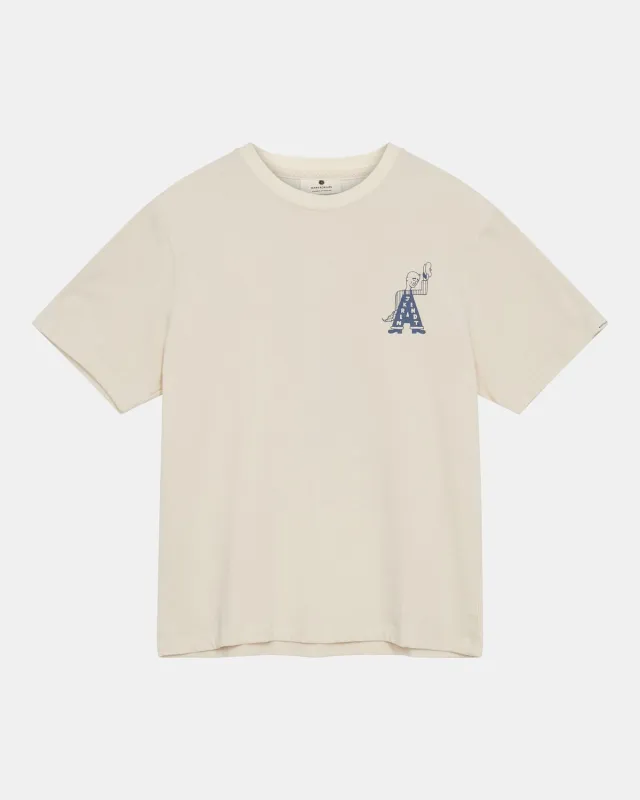 AKVILLADS UNDYED S/S TEE - Tofu sold by anerkjendt