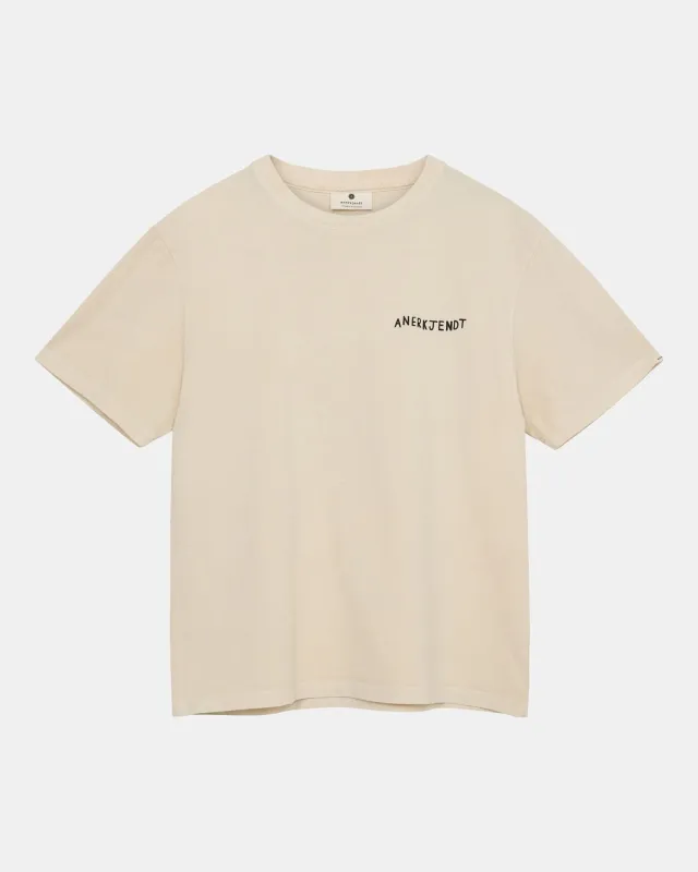 AKVILLADS BOWLING PRINT S/S TEE - Tofu sold by anerkjendt