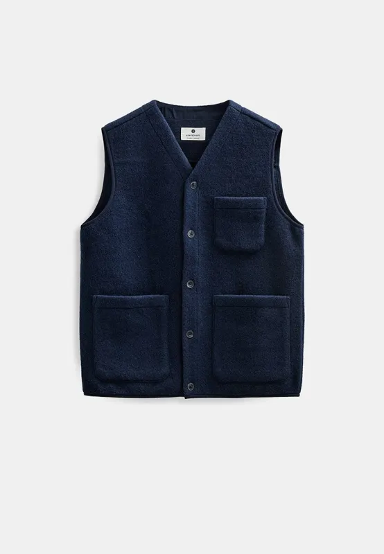 AKRAMSUS BOILED WOOL - Sky Captain sold by anerkjendt