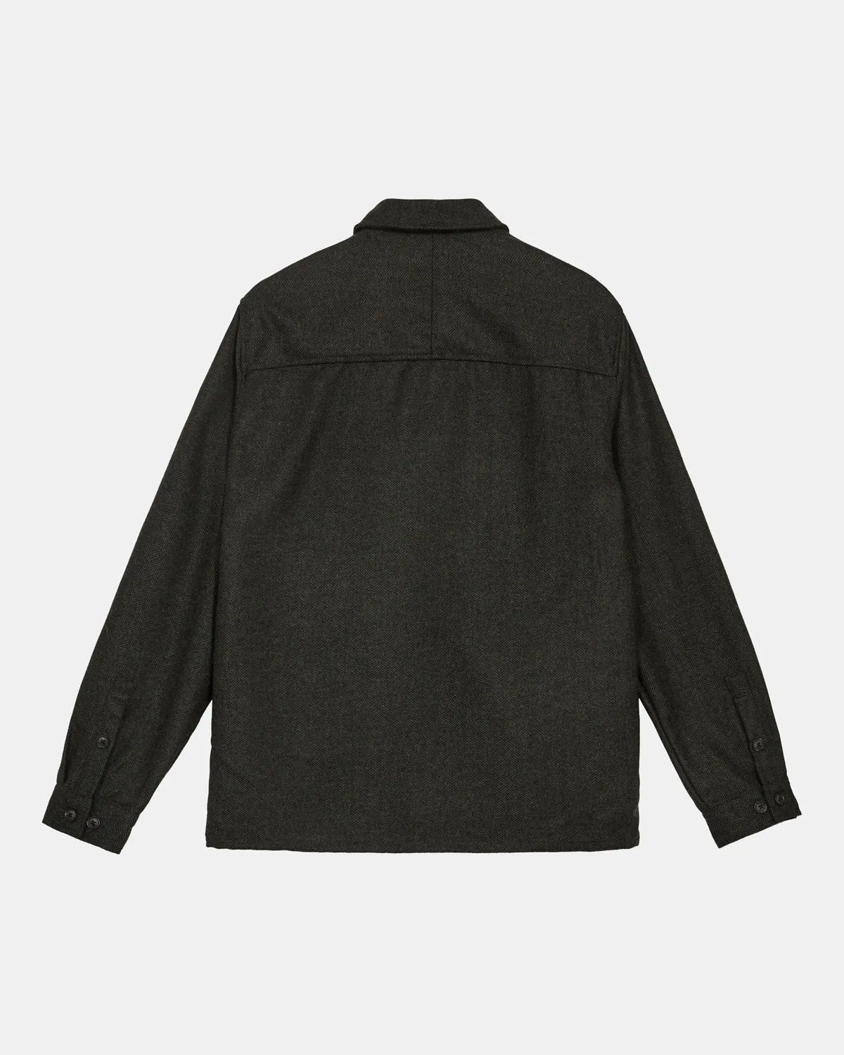 AKOSCAR WOOL OVERSHIRT - Forest night sold by anerkjendt product image thumbnail 2