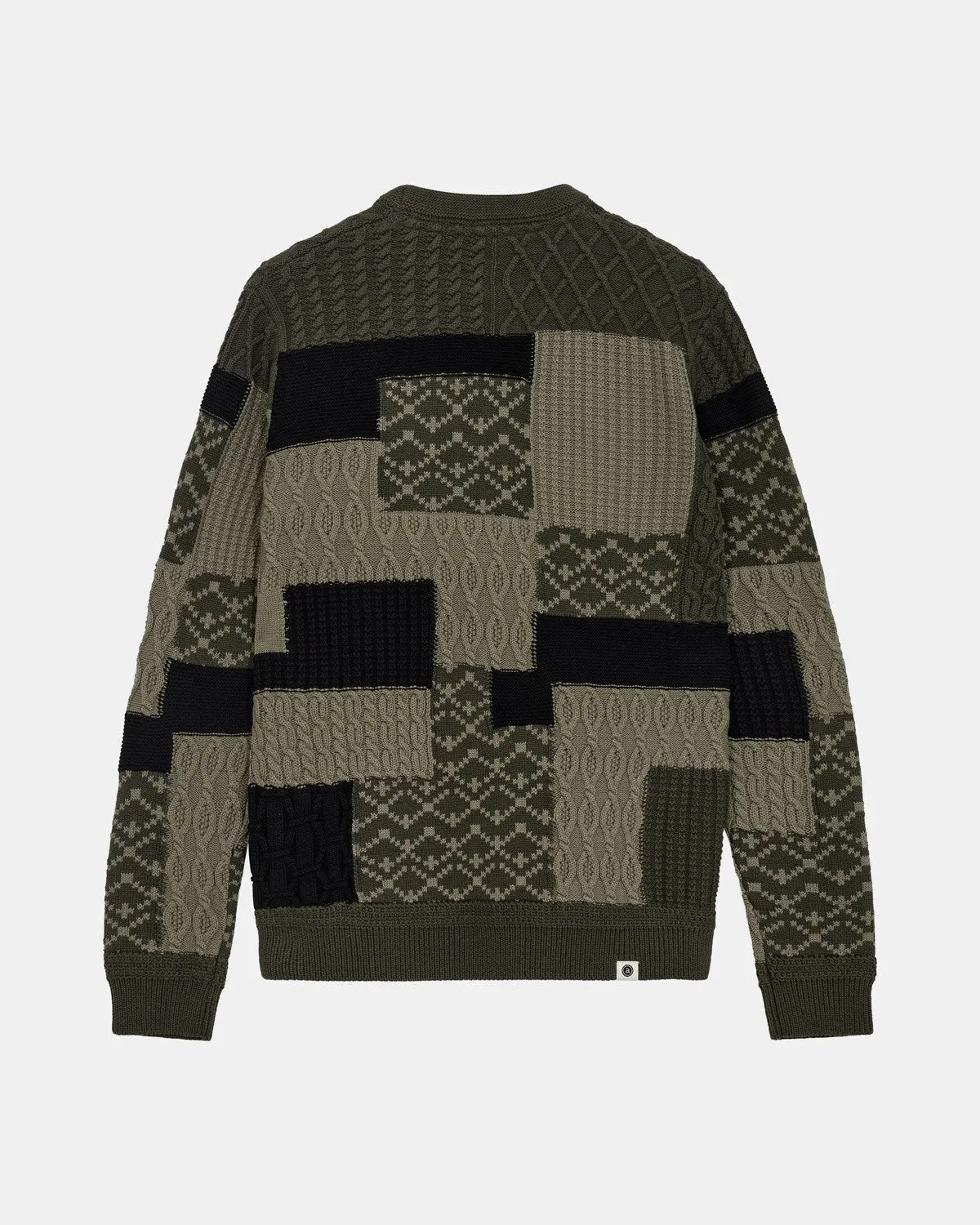 AKSUNE PATCHWORK KNIT - Forest night sold by anerkjendt product image thumbnail 2