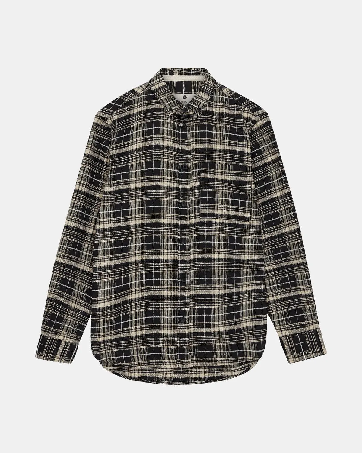 AKKONRAD CHECK MIX SHIRT - Caviar sold by anerkjendt