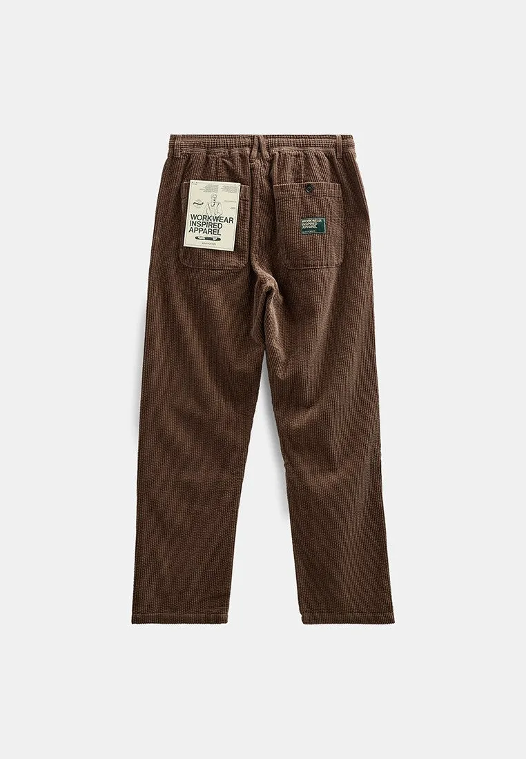 AKJAN CORD PLEAT PANTS - Carafe sold by anerkjendt product image thumbnail 3