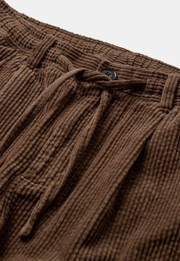 AKJAN CORD PLEAT PANTS - Carafe sold by anerkjendt product image thumbnail 2