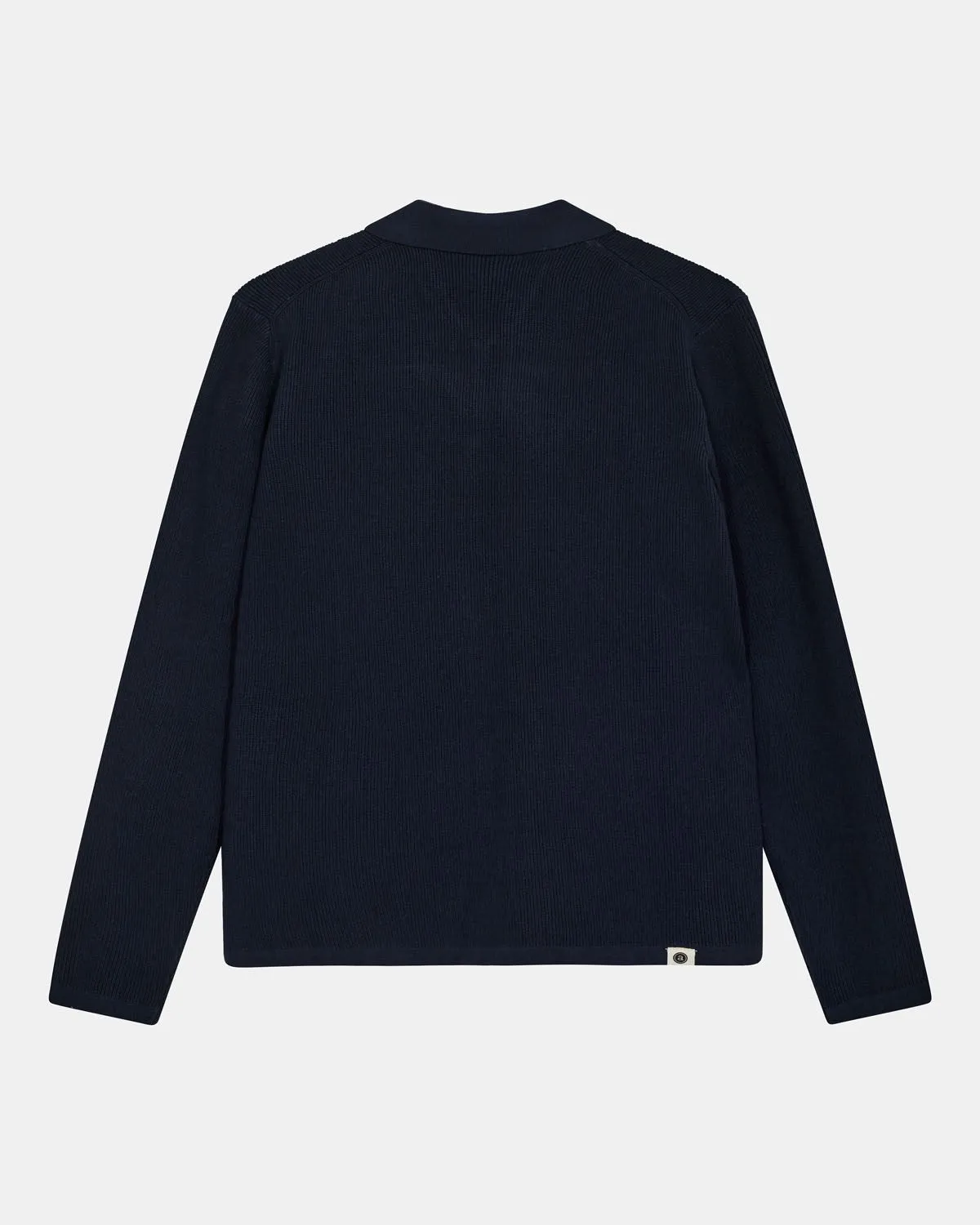 AKSVEND NEEDLE RIB KNIT CARDIGAN - Sky Captain sold by anerkjendt product image thumbnail 2