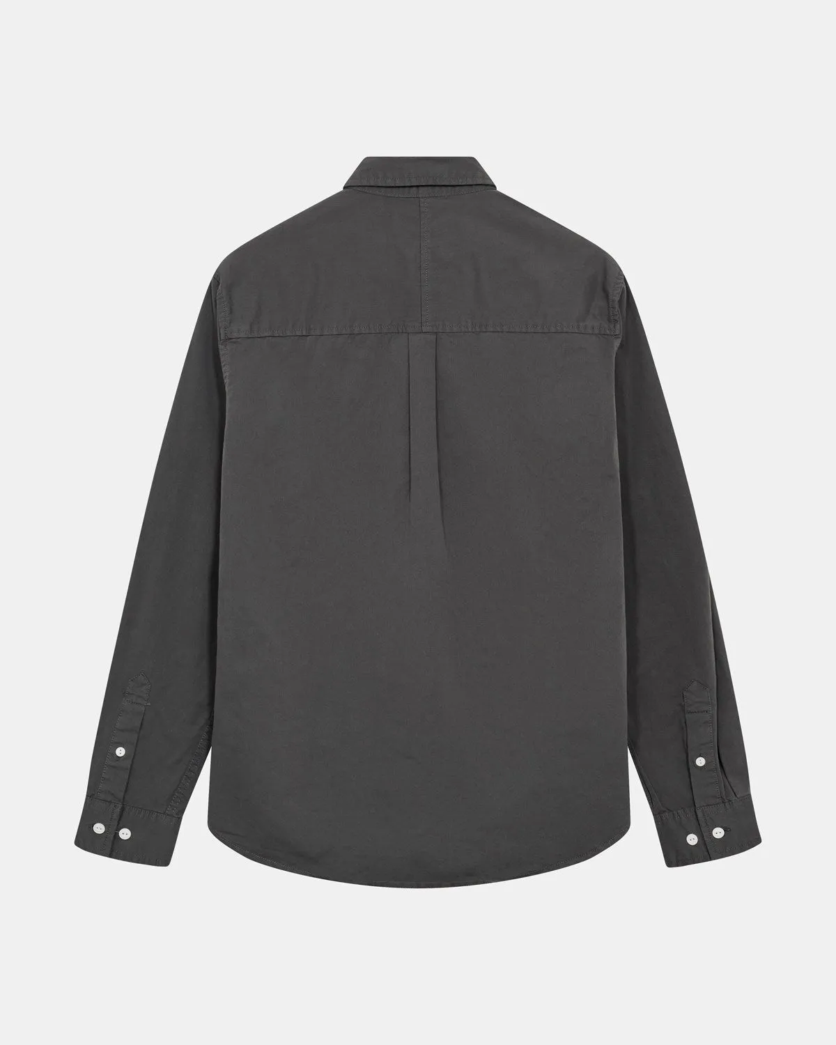 AKKONRAD L/S TWILL SHIRT - Granite Gray sold by anerkjendt product image thumbnail 2