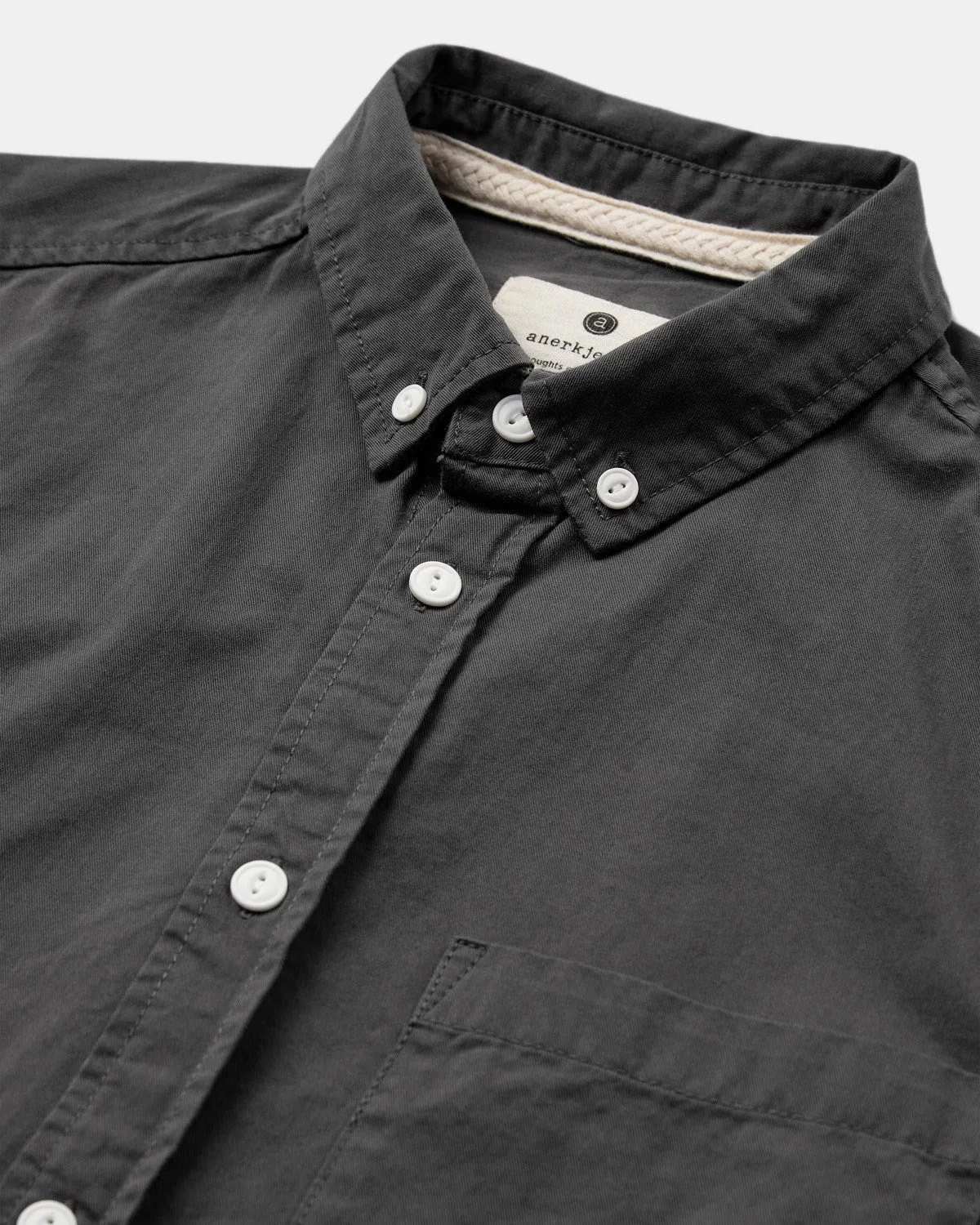 AKKONRAD L/S TWILL SHIRT - Granite Gray sold by anerkjendt product image thumbnail 3