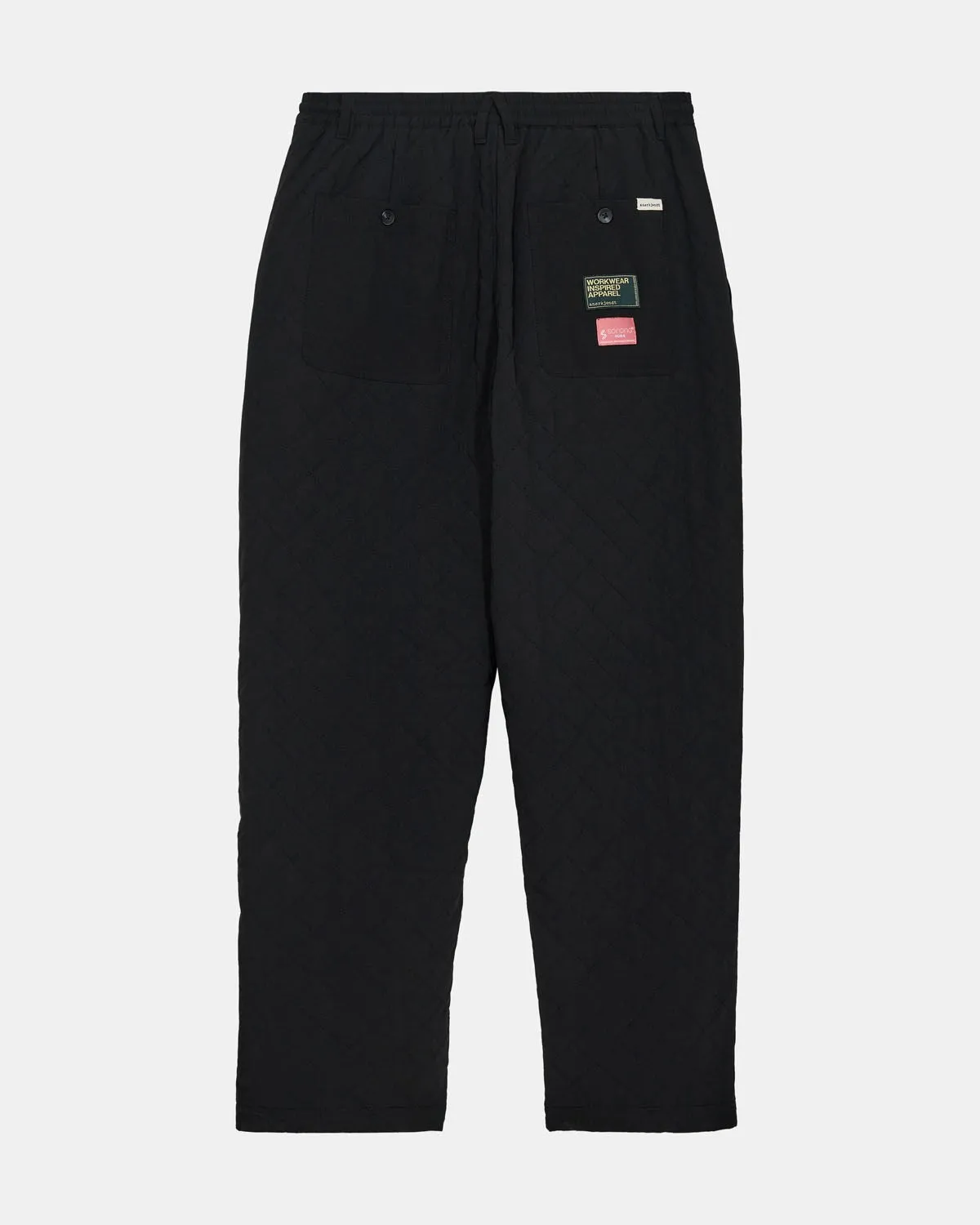 AKJAKOB QUILT PANTS - Caviar sold by anerkjendt product image thumbnail 2