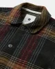 AKOSCAR HEAVY TWILL OVERSHIRT - Forest night sold by anerkjendt