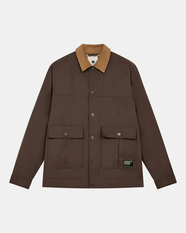 AKBILLY COTTON/NYLON NEW JACKET - Mulch sold by anerkjendt