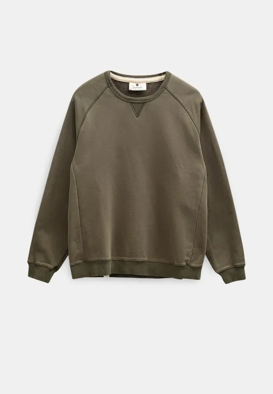AKTONI BASIC SWEAT - Forest night sold by anerkjendt