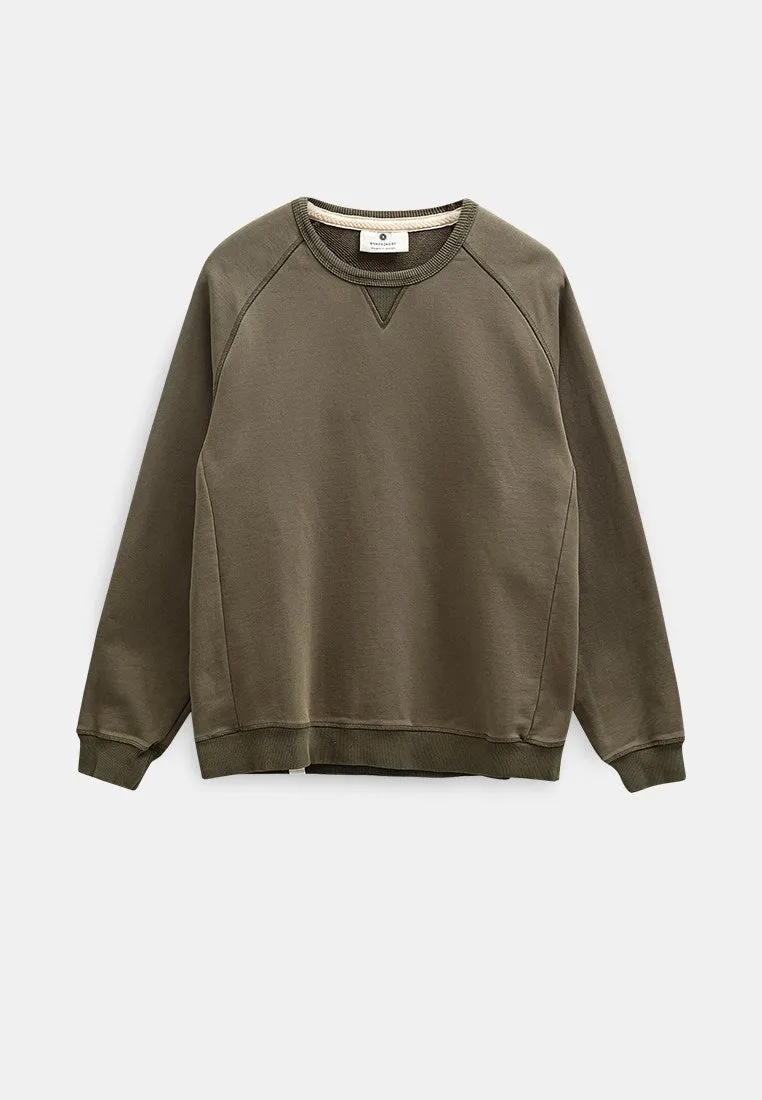 AKTONI BASIC SWEAT - Forest night sold by anerkjendt