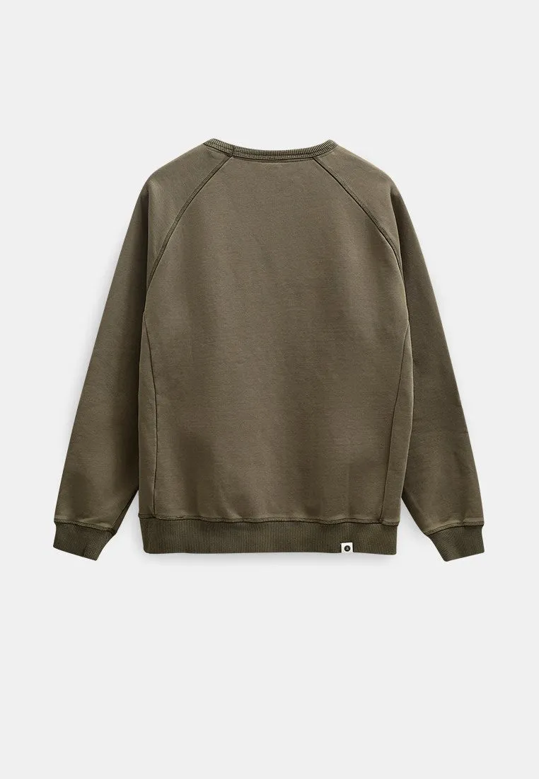 AKTONI BASIC SWEAT - Forest night sold by anerkjendt product image thumbnail 2