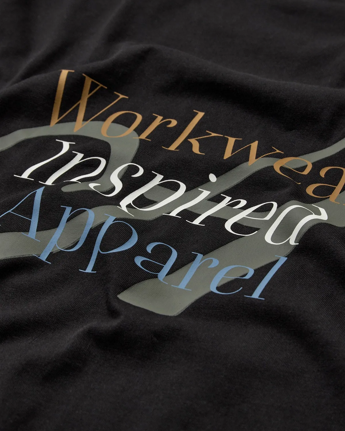 AKVILLADS WORKWEAR PRINT S/S TEE - Caviar sold by anerkjendt product image thumbnail 4