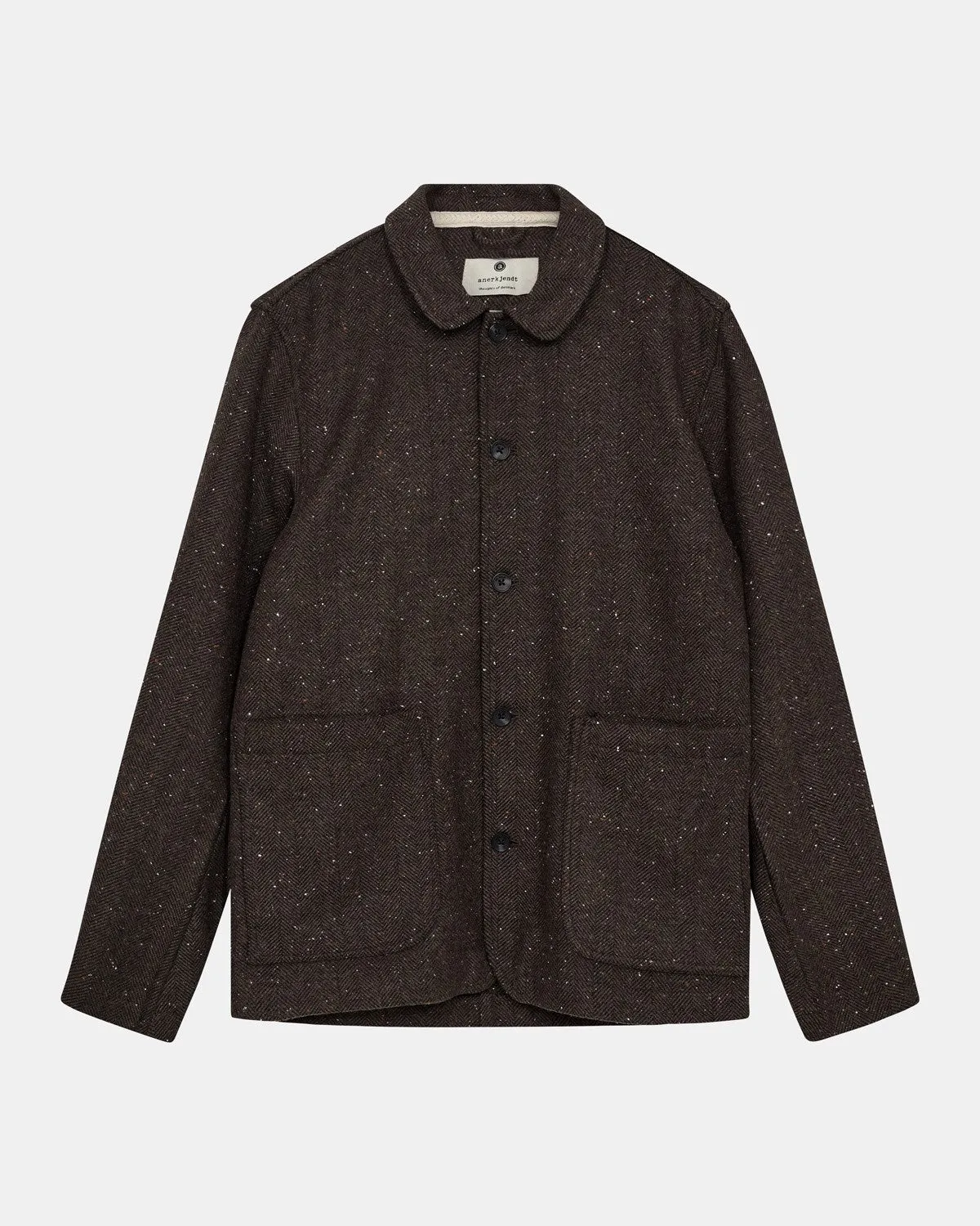AKOSCAR WOOLEN OVERSHIRT - Mulch sold by anerkjendt