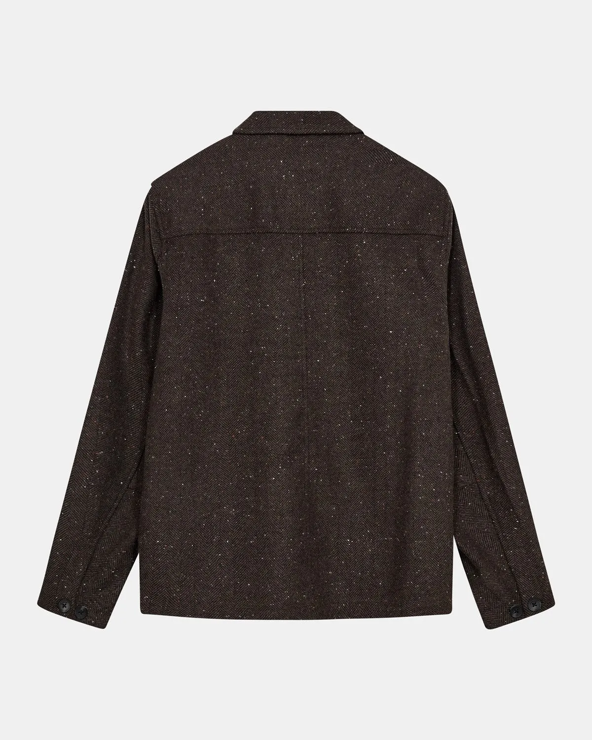 AKOSCAR WOOLEN OVERSHIRT - Mulch sold by anerkjendt product image thumbnail 2