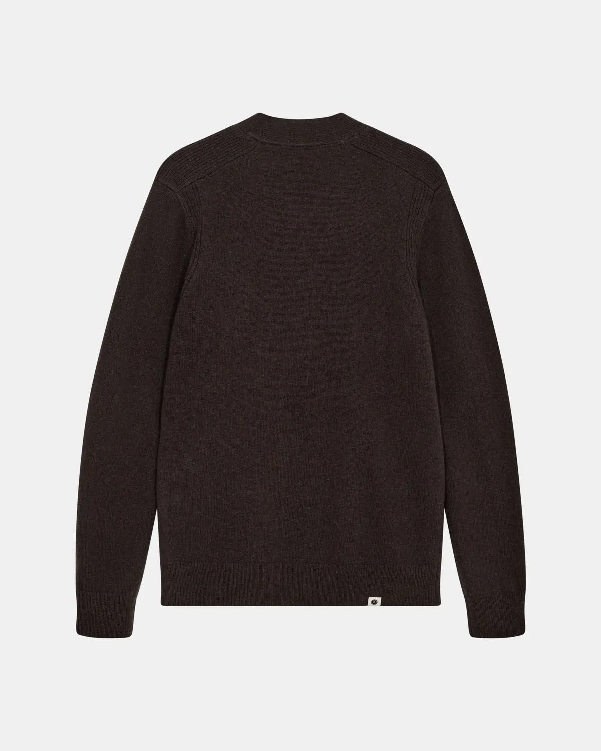 AKSVEND LAMBSWOOL CARDIGAN - Mulch sold by anerkjendt product image thumbnail 2