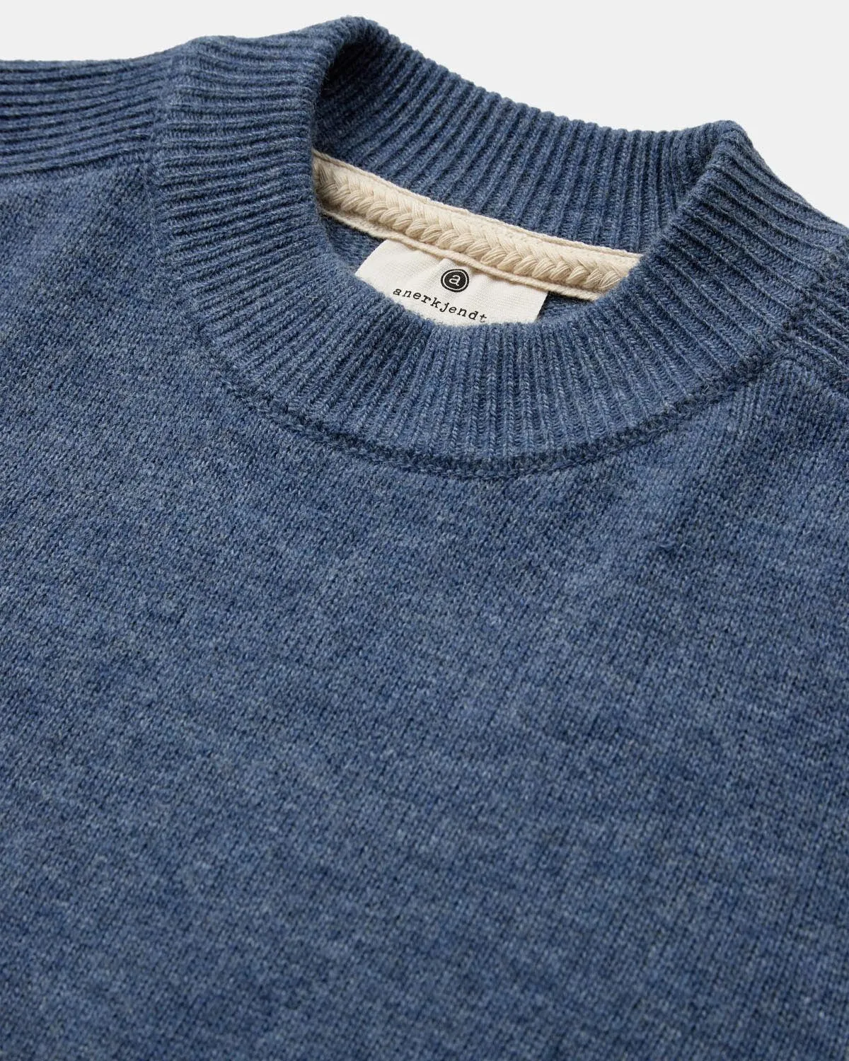 AKRICO LAMBSWOOL KNIT - Copen Blue sold by anerkjendt product image thumbnail 3