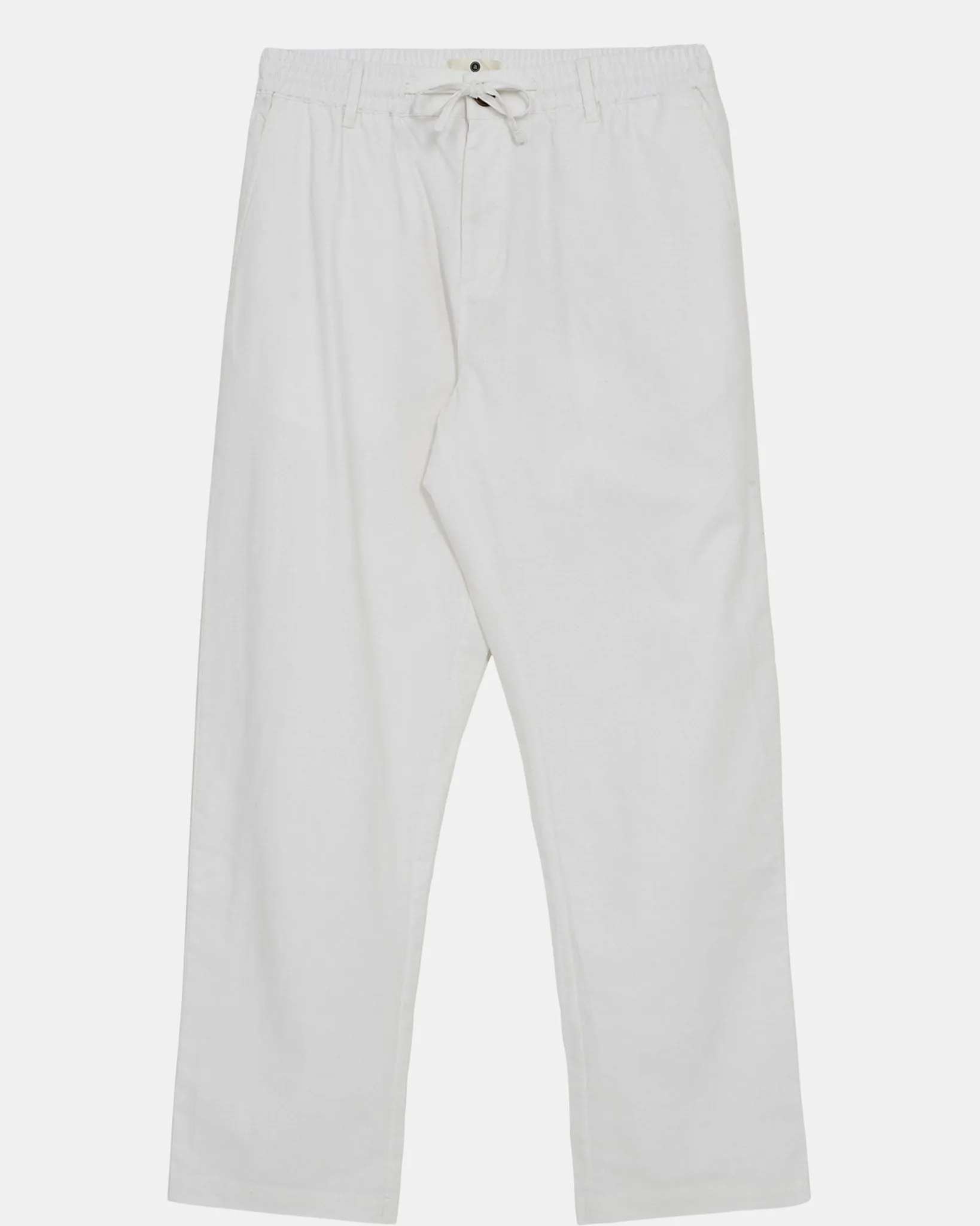 AKJAN COT/LINEN ELA PANTS - Tofu sold by anerkjendt