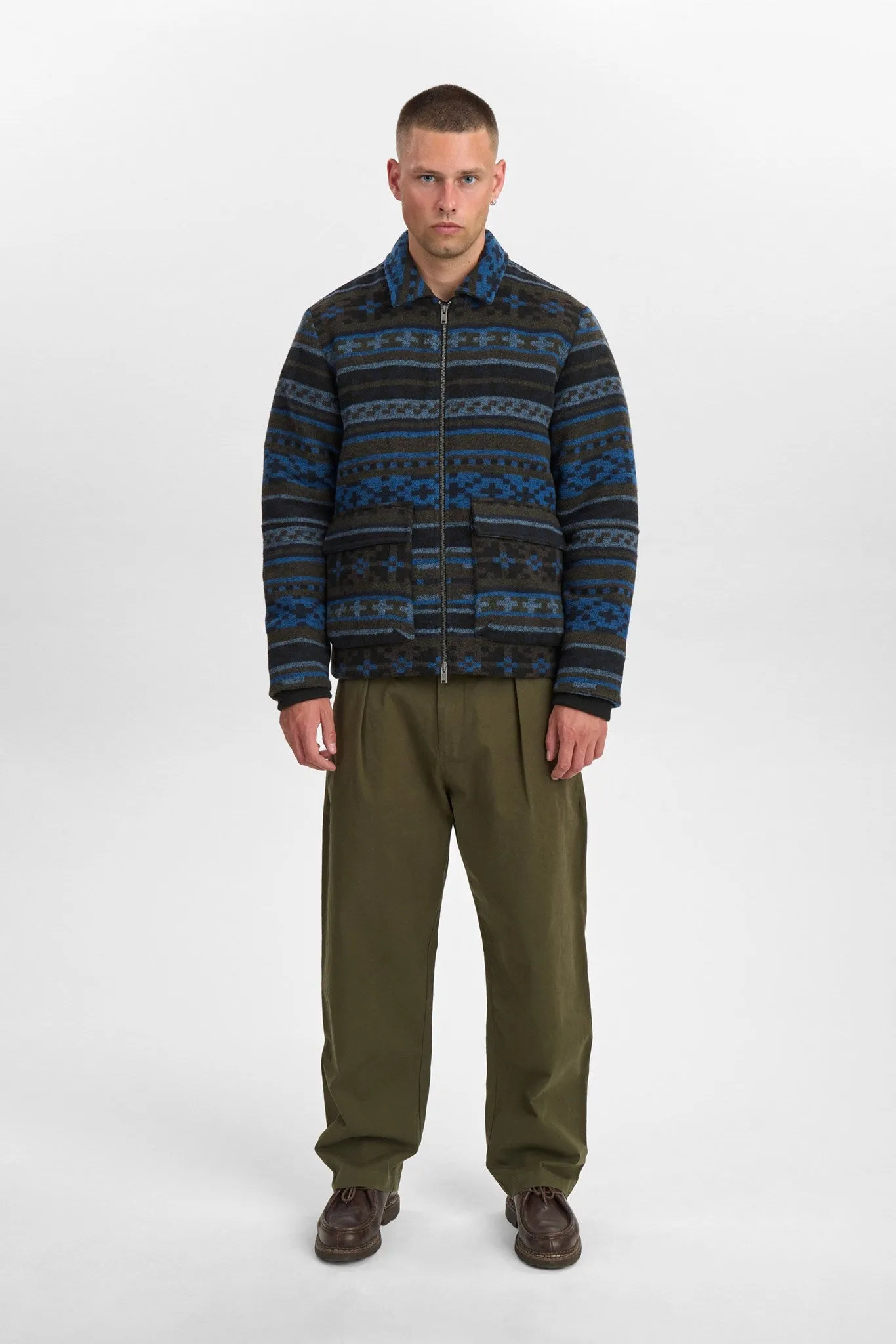 AKBRUCE WOOL JKT - Sky Captain sold by anerkjendt product image thumbnail 5