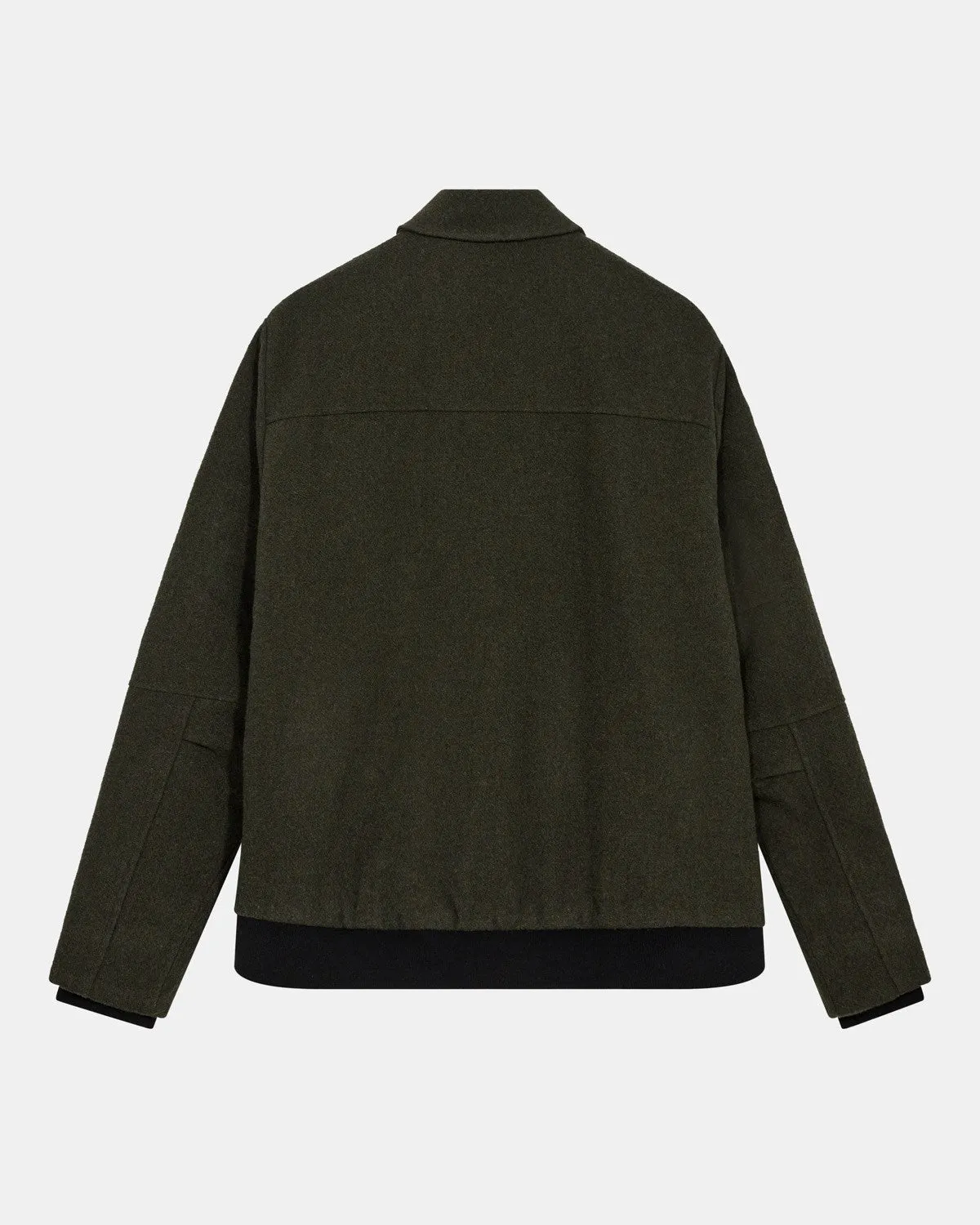 AKBRUCE WOOL JKT - Forest night sold by anerkjendt product image thumbnail 5