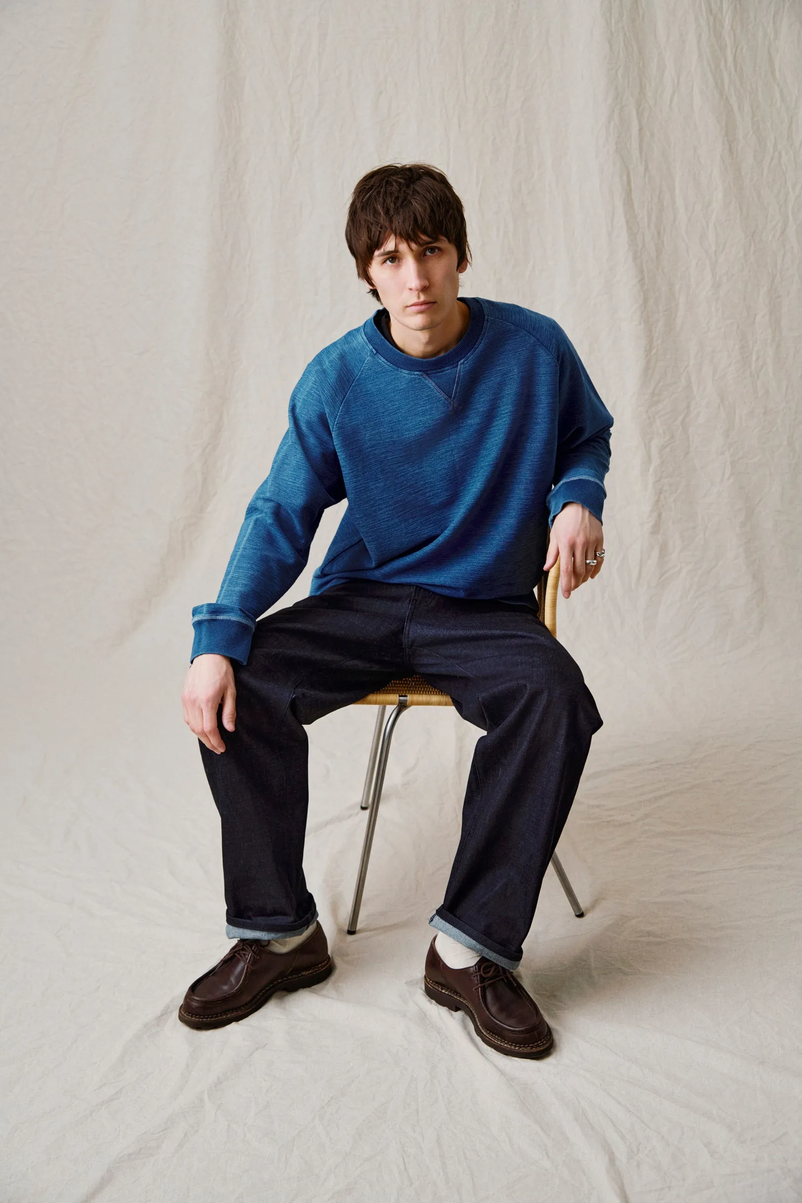 AKTONI INDIGO SWEAT - Light Blue sold by anerkjendt product image thumbnail 4