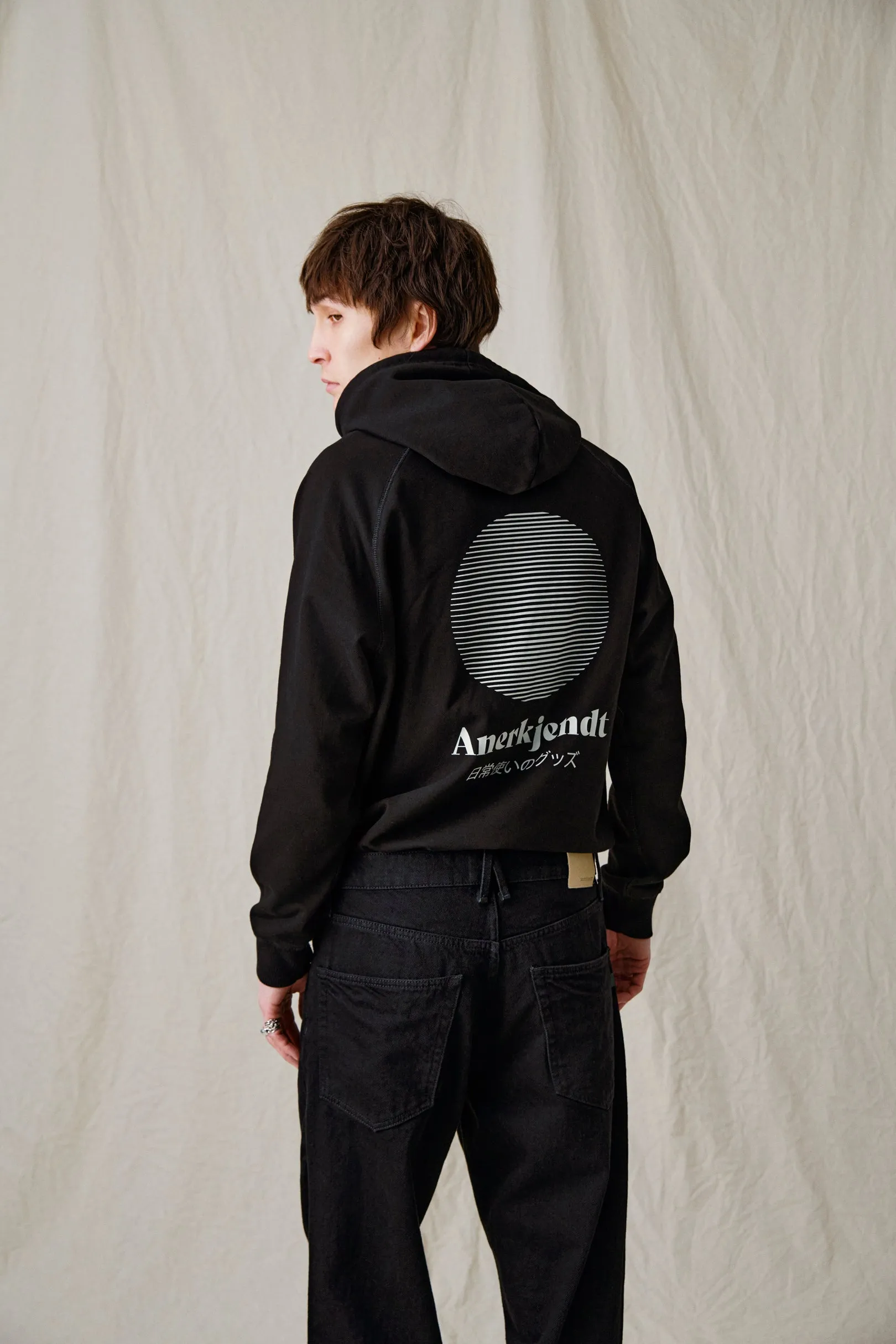 AKSONI HOODIE SWEAT - Caviar sold by anerkjendt product image thumbnail 2