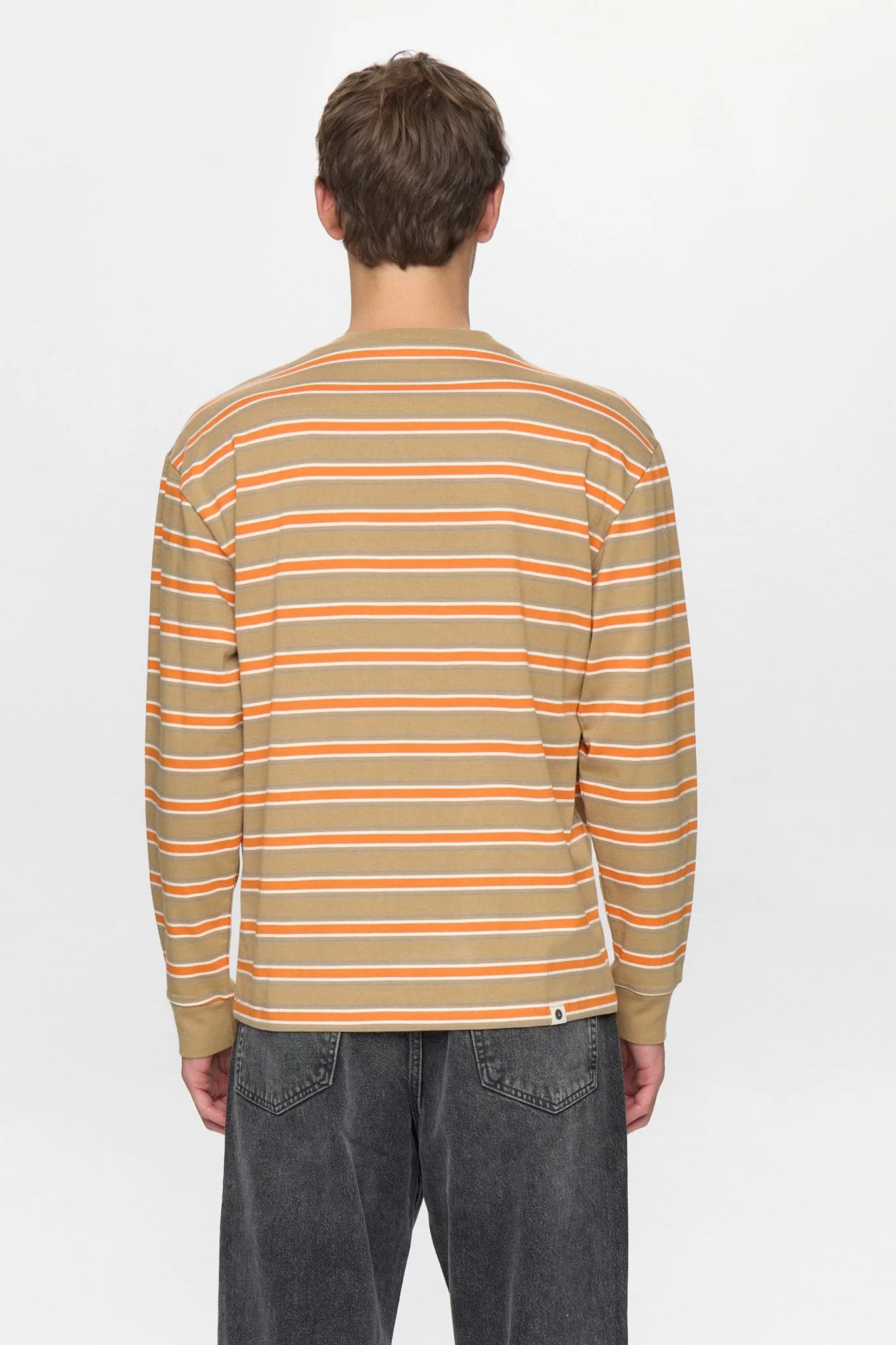 AKVILLADS STRIPE L/S TEE - Incense sold by anerkjendt product image thumbnail 5