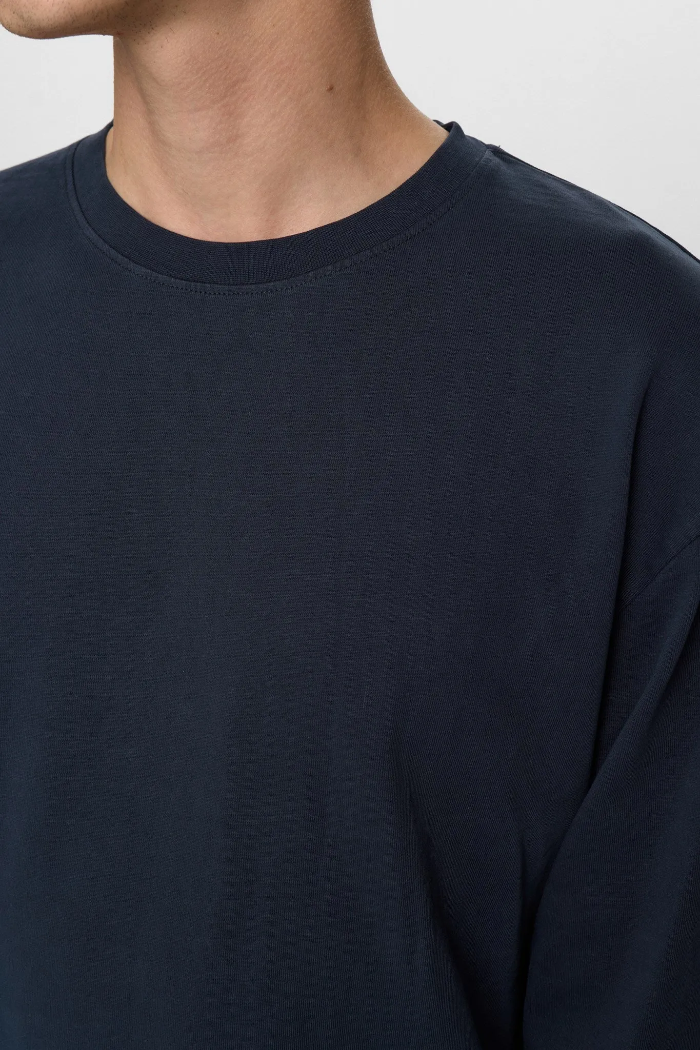 AKVILLADS L/S TEE - Sky Captain sold by anerkjendt product image thumbnail 4