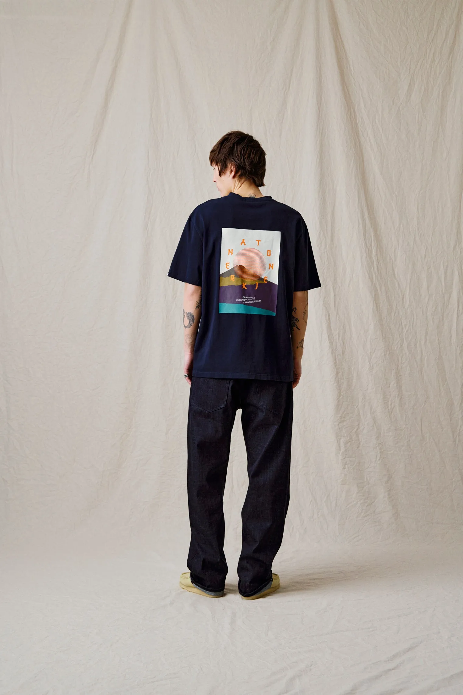AKVILLADS SUN S/S TEE - Sky Captain sold by anerkjendt product image thumbnail 2