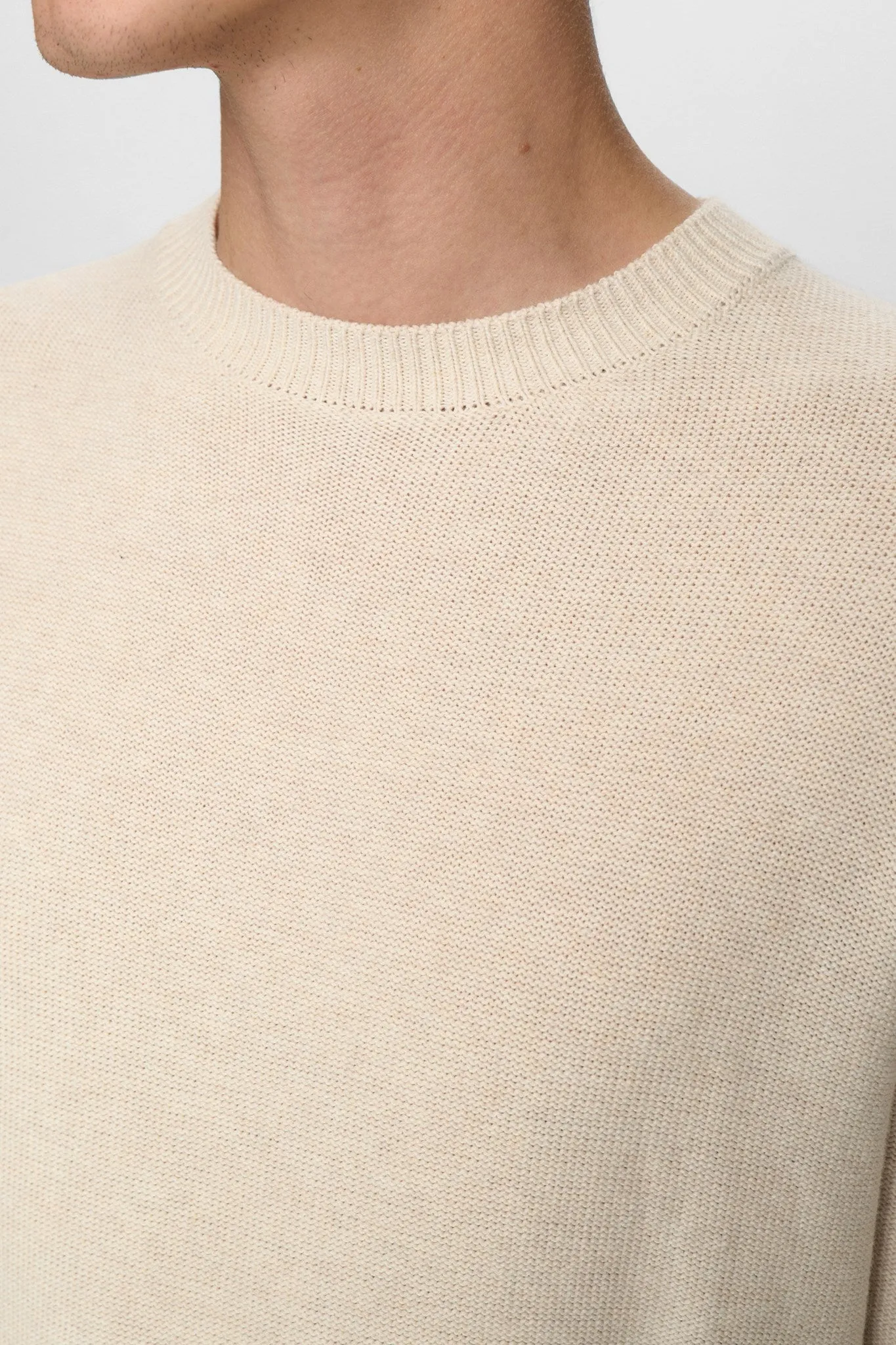 AKEBBE COTTON/SILK KNIT - Tofu sold by anerkjendt product image thumbnail 3