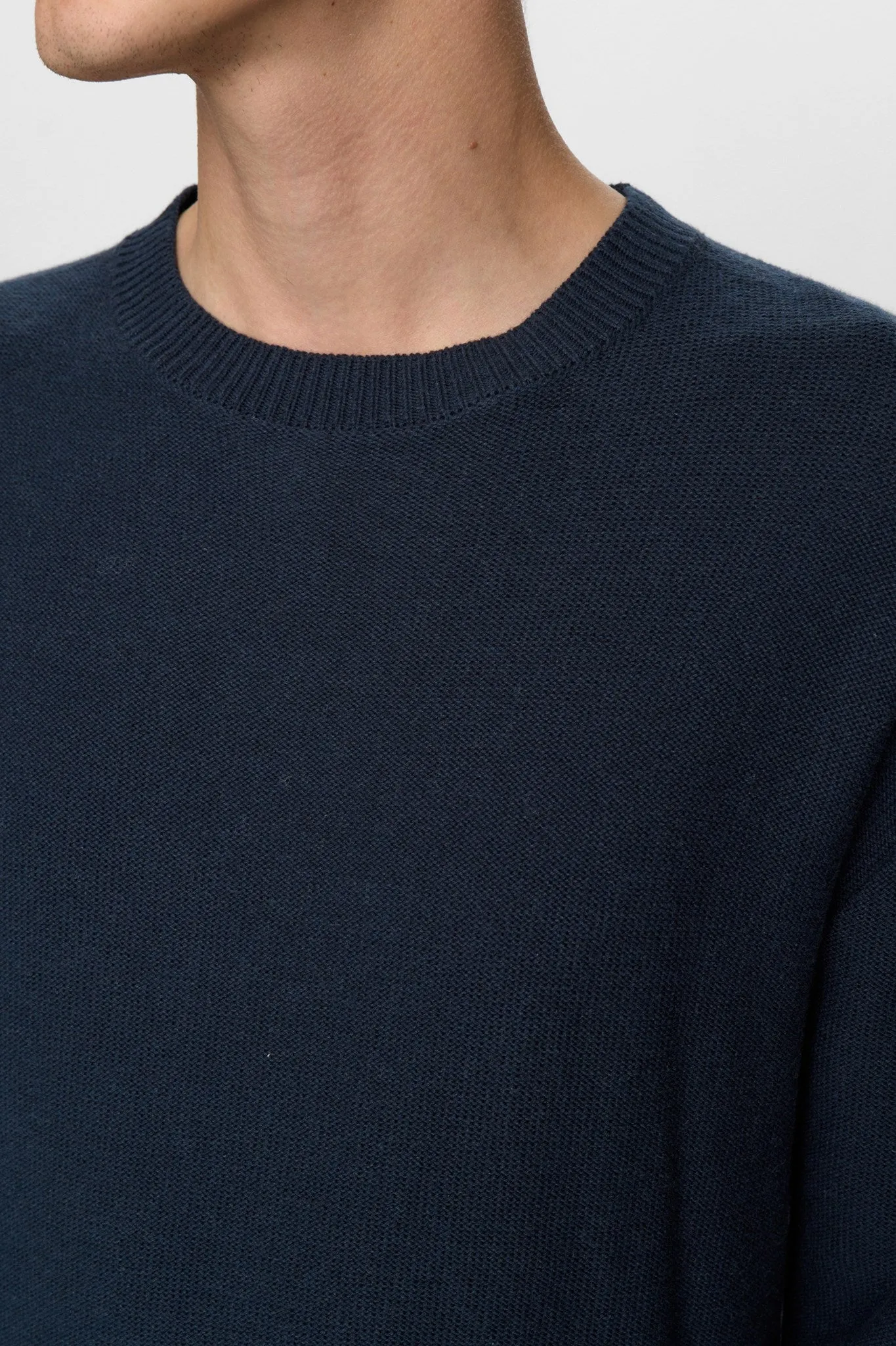 AKEBBE COTTON/SILK KNIT - Sky Captain sold by anerkjendt product image thumbnail 2