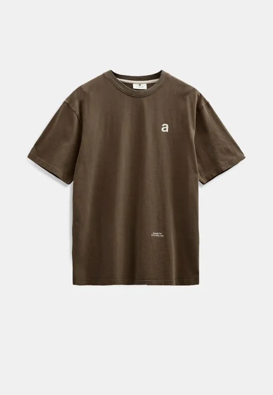 AKVILLADS EVERYDAY S/S TEE - Teak sold by anerkjendt