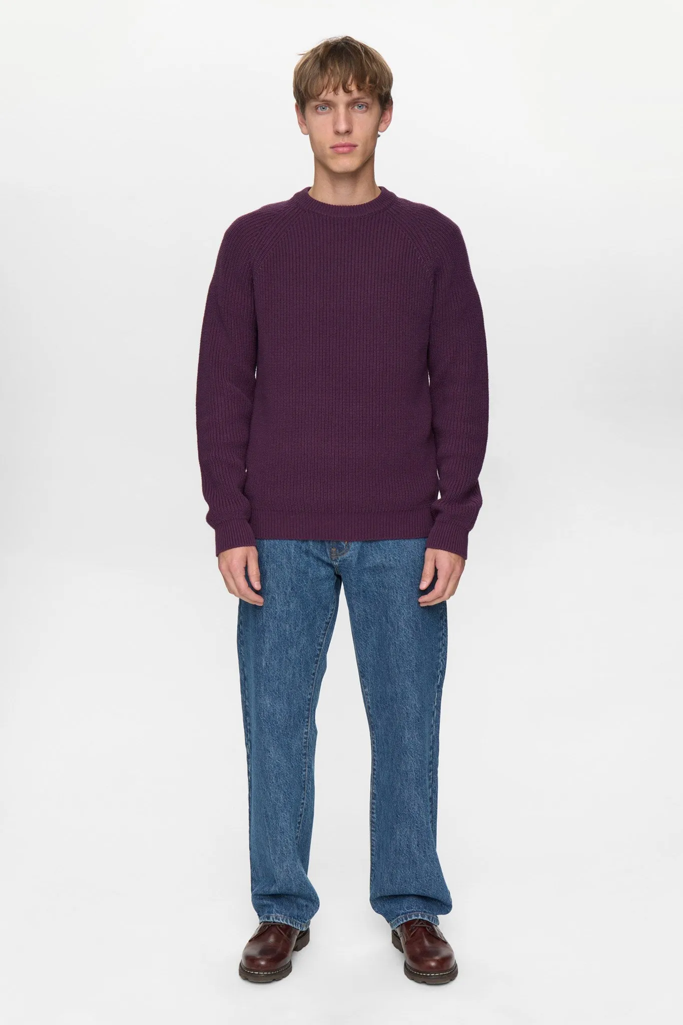 AKSUNE PATENT KNIT - Blackberry Wine sold by anerkjendt product image thumbnail 5