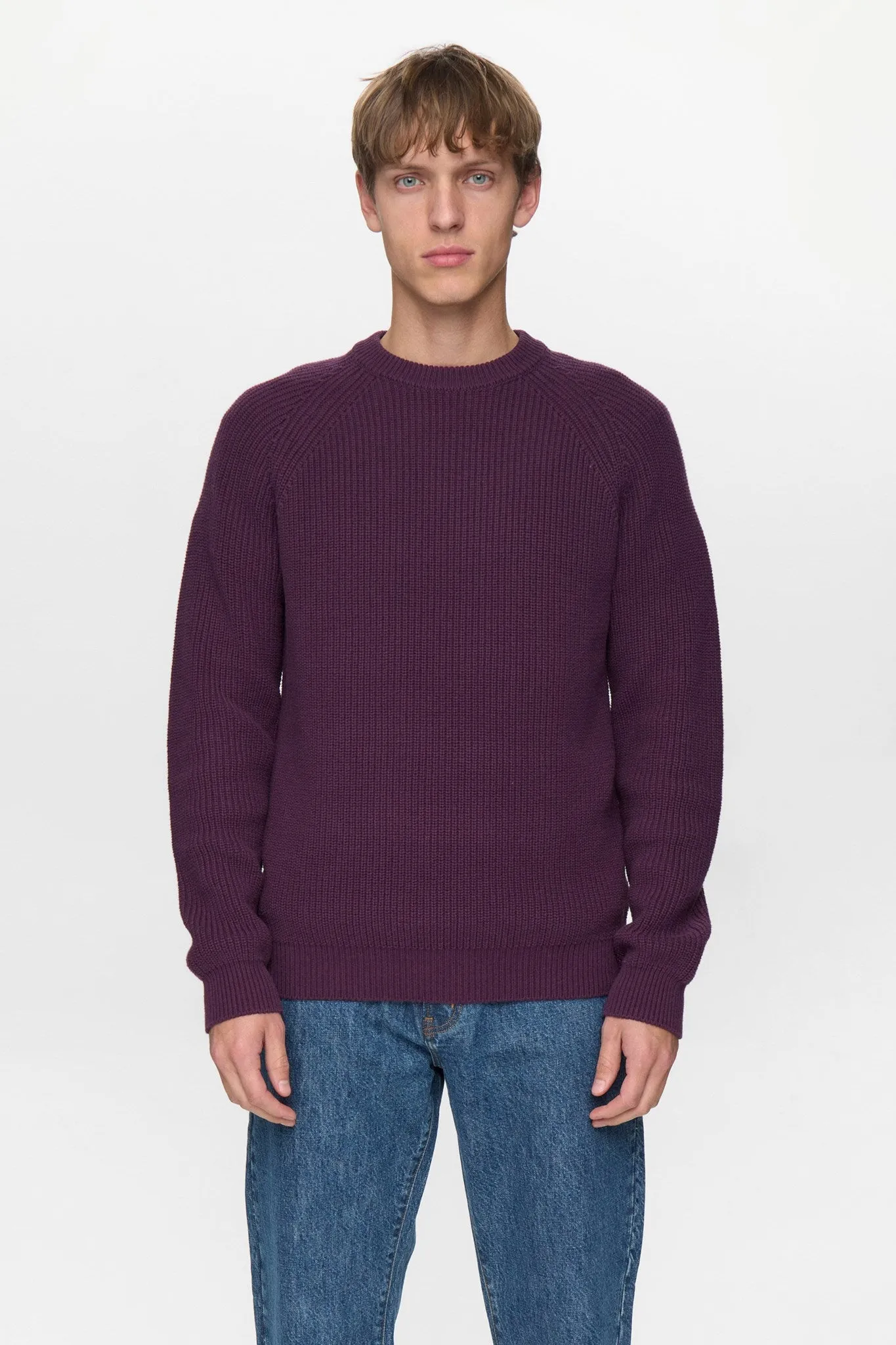 AKSUNE PATENT KNIT - Blackberry Wine sold by anerkjendt product image thumbnail 4