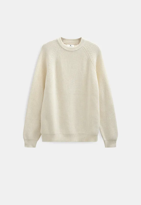 AKSUNE PATENT KNIT - Tofu sold by anerkjendt