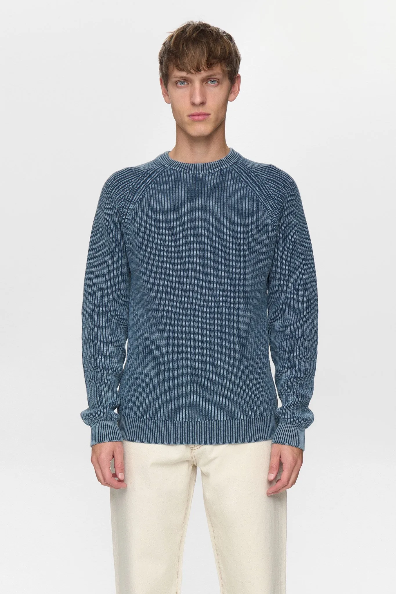 AKSUNE PATENT KNIT - Light Blue sold by anerkjendt product image thumbnail 4