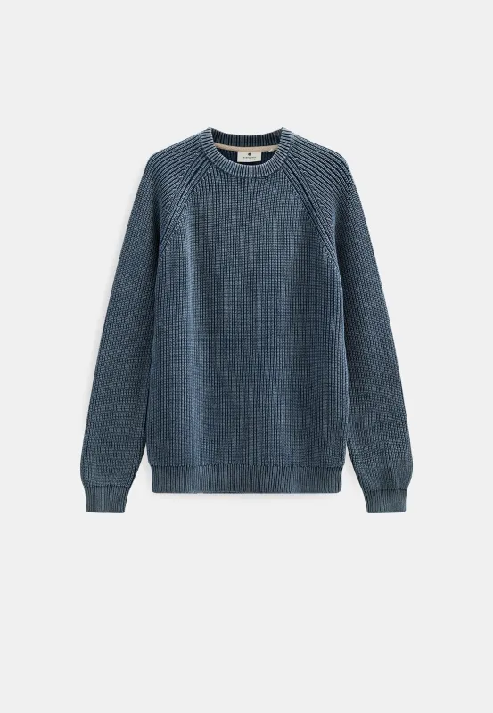 AKSUNE PATENT KNIT - Light Blue sold by anerkjendt