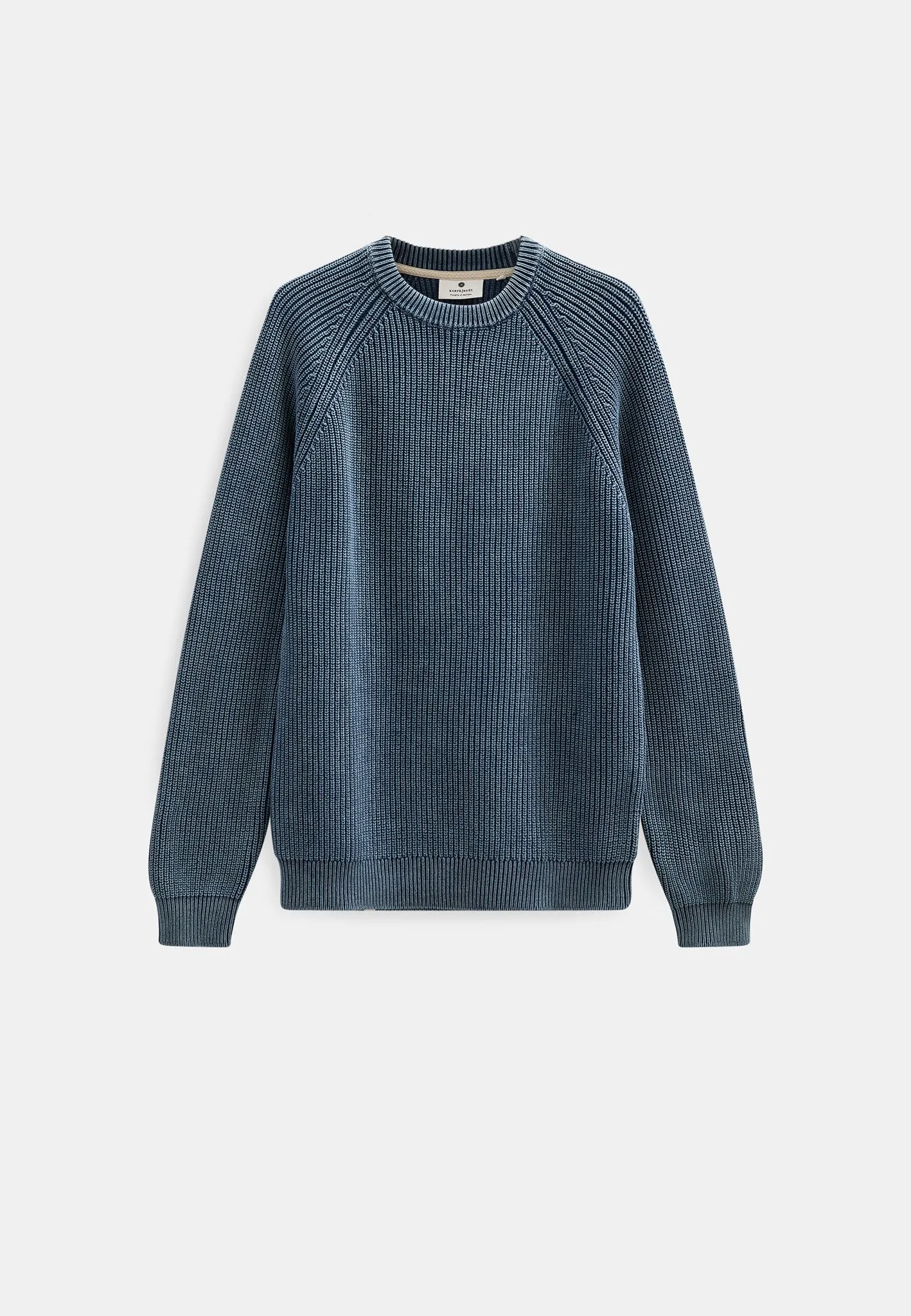 AKSUNE PATENT KNIT - Light Blue sold by anerkjendt