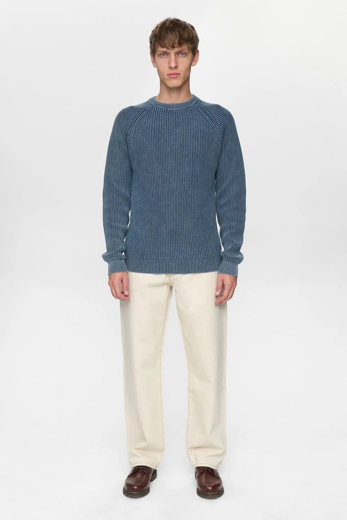 AKSUNE PATENT KNIT - Light Blue sold by anerkjendt product image thumbnail 5