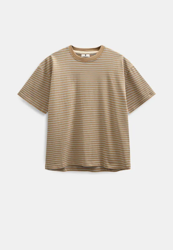 AKVILLADS STRIPE S/S TEE - Incense sold by anerkjendt
